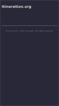 Mobile Screenshot of itineration.org